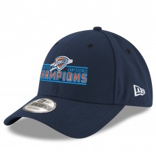 Oklahoma City Thunder New Era Navy 2025 Western Conference Champions 9FORTY Adjustable Hat
