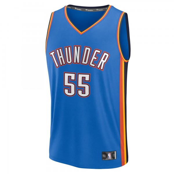 Игровая джерси Oklahoma City Thunder Isaiah Hartenstein Fanatics Blue 2025 NBA Finals Fast Break Replica Player - Icon Edition