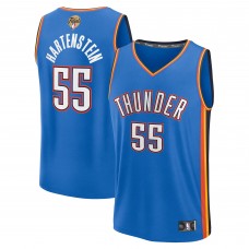 Youth Oklahoma City Thunder Isaiah Hartenstein Fanatics Blue 2025 NBA Finals Fast Break Replica Player Jersey - Icon Edition