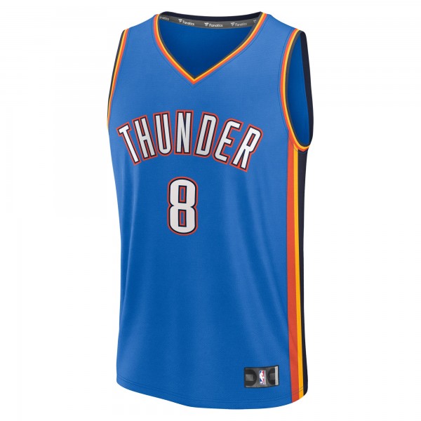 Игровая джерси Youth Oklahoma City Thunder Jalen Williams Fanatics Blue 2025 NBA Finals Fast Break Replica Player - Icon Edition