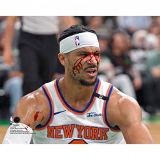 Josh Hart New York Knicks Unsigned Fanatics Authentic Eastern Conference Playoffs Second Round Game 5 vs. Boston Celtics Bleeding Photograph