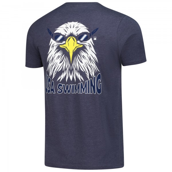 Футболка USA Swimming Team Flomotion Unisex Eagle Eye Splash - Heather Navy