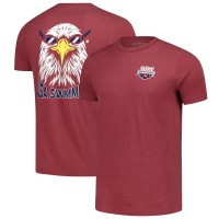 Футболка USA Swimming Team Flomotion Unisex Eagle Eye Splash - Heather Burgundy