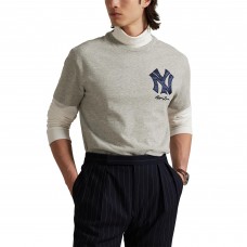 Polo Ralph Lauren Heather Gray Yankees Jersey T-Shirt