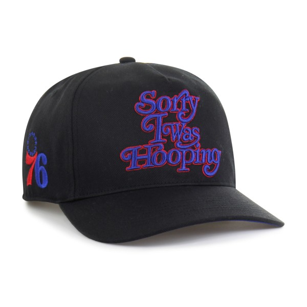 Бейсболка Philadelphia 76ers Brand Seen by 47 Black Sorry I Was Hooping Hitch