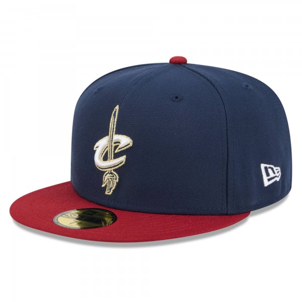 Бейсболка Cleveland Cavaliers New Era Navy/Red 2025/26 Classic Edition Jersey Hook 59FIFTY