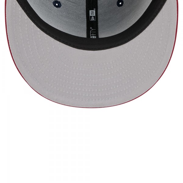 Бейсболка Cleveland Cavaliers New Era Navy/Red 2025/26 Classic Edition Jersey Hook 59FIFTY