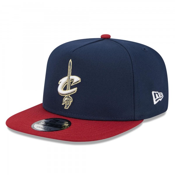 Бейсболка Cleveland Cavaliers New Era Navy/Wine 2025/26 Classic Edition Jersey Hook A-Frame 9FIFTY Snapback