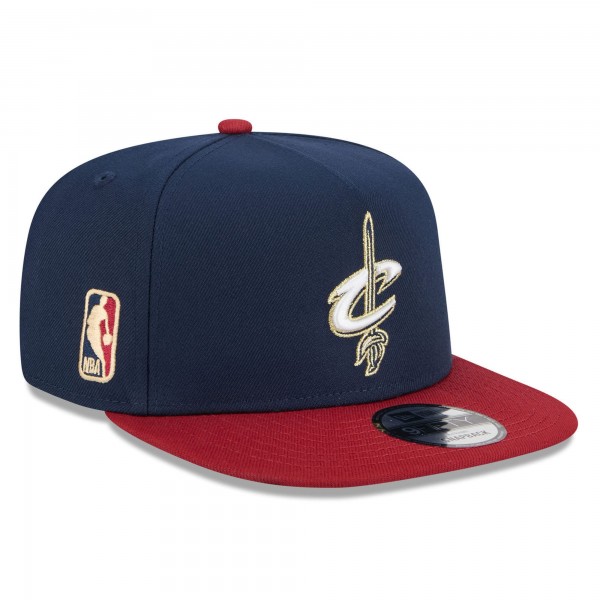 Бейсболка Cleveland Cavaliers New Era Navy/Wine 2025/26 Classic Edition Jersey Hook A-Frame 9FIFTY Snapback