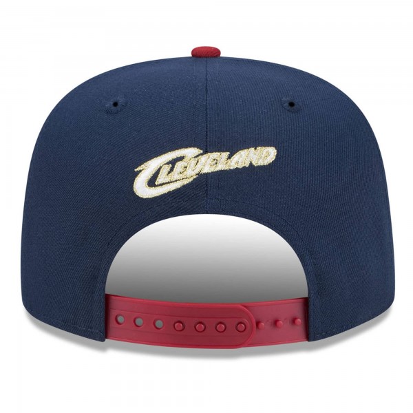 Бейсболка Cleveland Cavaliers New Era Navy/Wine 2025/26 Classic Edition Jersey Hook A-Frame 9FIFTY Snapback