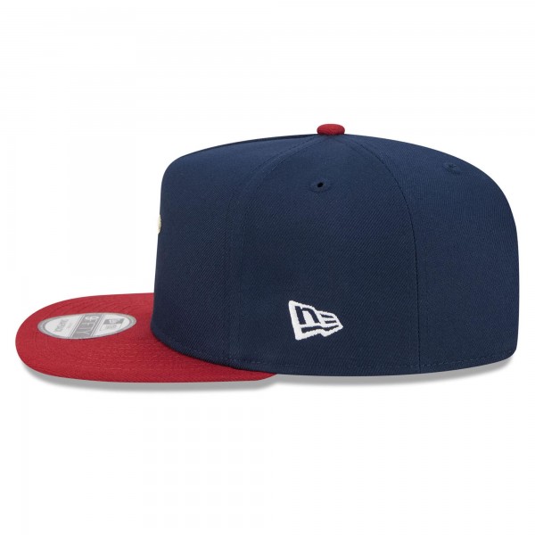 Бейсболка Cleveland Cavaliers New Era Navy/Wine 2025/26 Classic Edition Jersey Hook A-Frame 9FIFTY Snapback