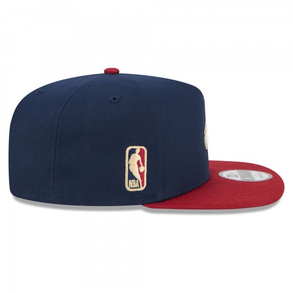 Бейсболка Cleveland Cavaliers New Era Navy/Wine 2025/26 Classic Edition Jersey Hook A-Frame 9FIFTY Snapback