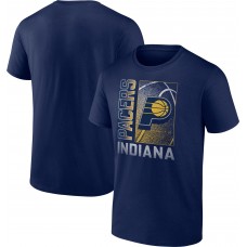 Indiana Pacers Navy 90s Graphic T-Shirt