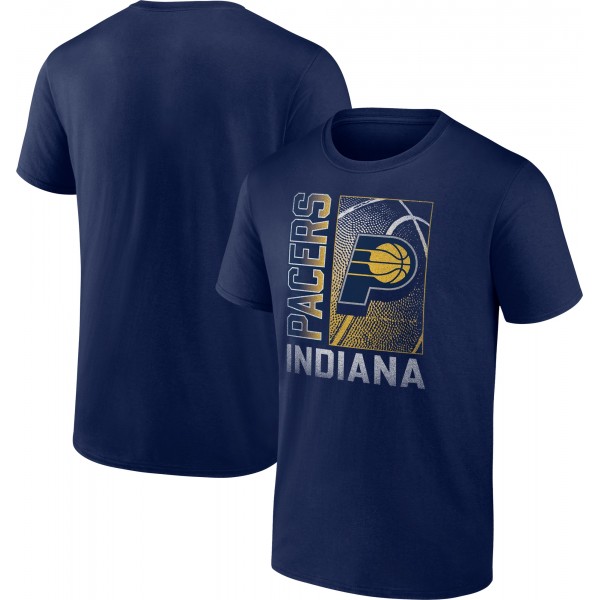 Indiana Pacers Navy 90s Graphic T-Shirt