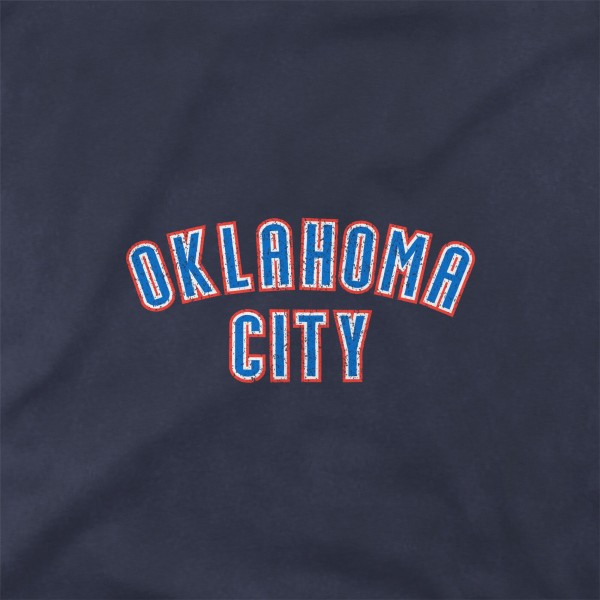Футболка Unisex Oklahoma City Thunder Stadium Essentials Denim Get Back Oversized Vintage Wash