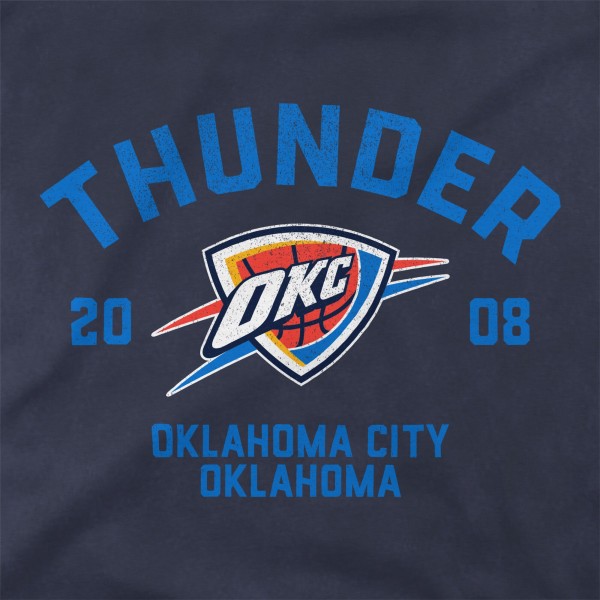 Футболка Unisex Oklahoma City Thunder Stadium Essentials Denim Get Back Oversized Vintage Wash