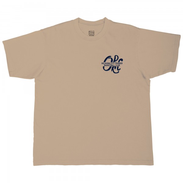 Футболка Unisex Oklahoma City Thunder Stadium Essentials Tan Thunder Up Urban