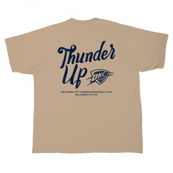 Футболка Unisex Oklahoma City Thunder Stadium Essentials Tan Thunder Up Urban
