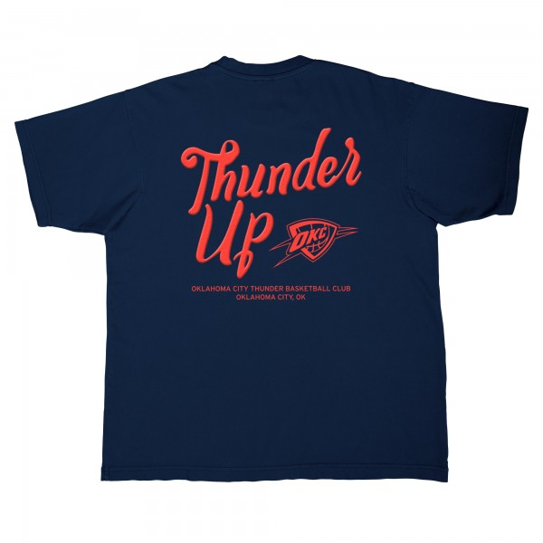 Футболка Unisex Oklahoma City Thunder Stadium Essentials Navy Thunder Up Urban