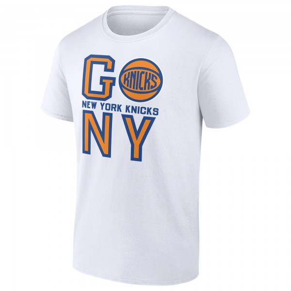 New York Knicks White Go NY T-Shirt