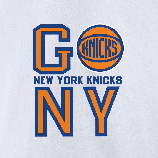 New York Knicks White Go NY T-Shirt