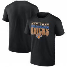 New York Knicks Black Striped T-Shirt