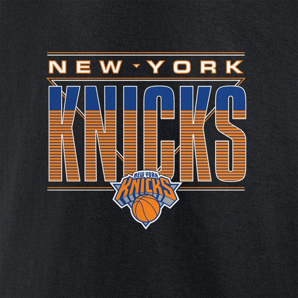 New York Knicks Black Striped T-Shirt