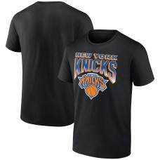 New York Knicks Black Block Front T-Shirt