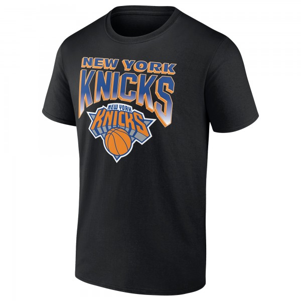 New York Knicks Black Block Front T-Shirt