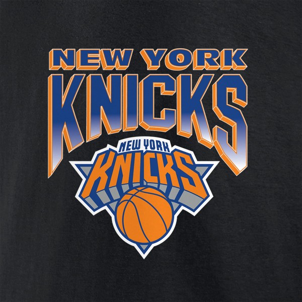 New York Knicks Black Block Front T-Shirt