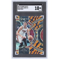 Jaime Jaquez Jr. Miami Heat 2023-24 Panini Select Tiger Stripe Case Hit #102 SGC Authenticated 10 Rookie Card