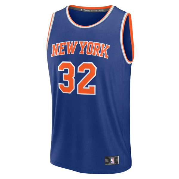 Подростковая New York Knicks Karl-Anthony Towns Fanatics Blue Fast Break Replica Jersey - Icon Edition