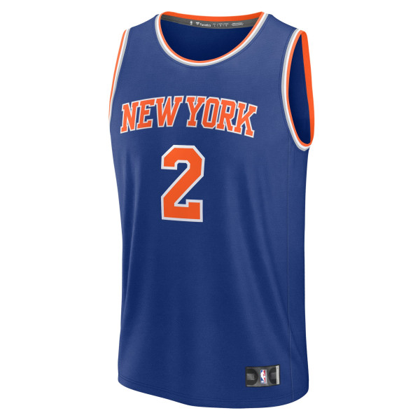 Подростковая New York Knicks Miles McBride Fanatics Blue Fast Break Replica Jersey - Icon Edition