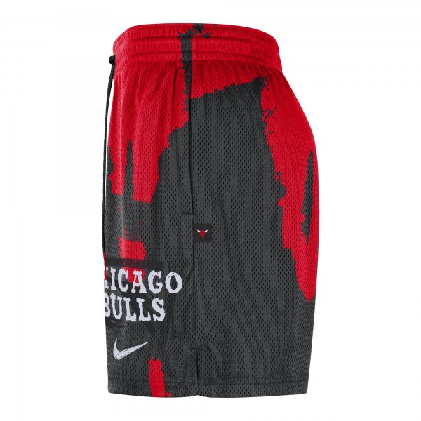 Chicago Bulls Nike Black/Red Courtside Club Dri-FIT Practice Shorts