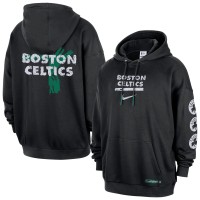 Boston Celtics Nike Black Courtside Club Premium Hoodie