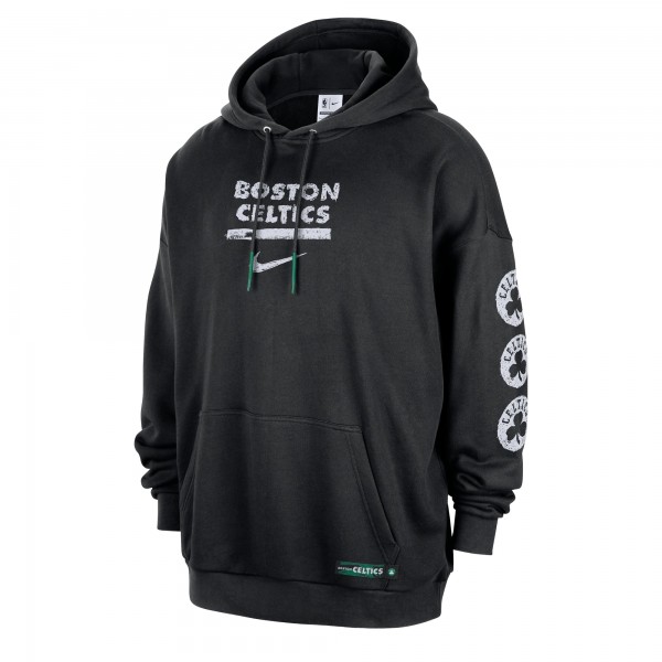 Boston Celtics Nike Black Courtside Club Premium Hoodie