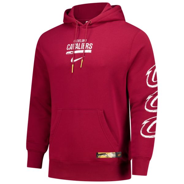 Cleveland Cavaliers Nike Wine Courtside Club Premium Hoodie