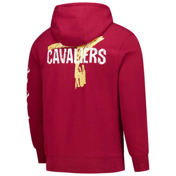 Cleveland Cavaliers Nike Wine Courtside Club Premium Hoodie