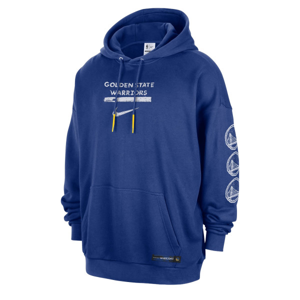 Толстовка Golden State Warriors Nike Royal Courtside Club Premium