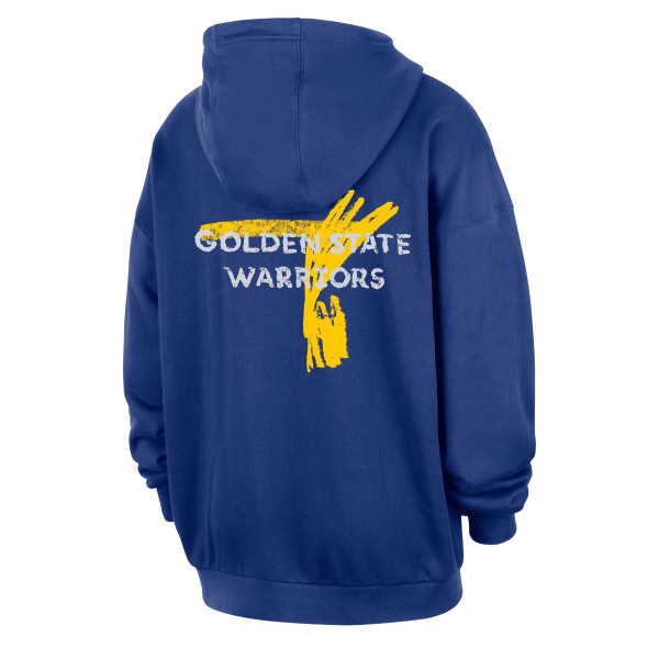 Толстовка Golden State Warriors Nike Royal Courtside Club Premium