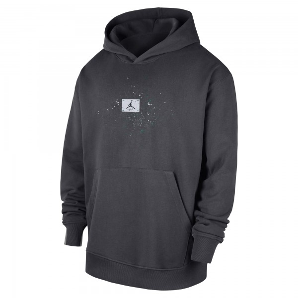 Boston Celtics Jordan Brand Anthracite Statement Jumpman Flight Premiere Hoodie