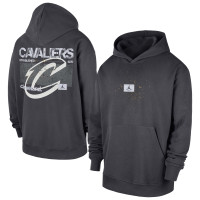 Cleveland Cavaliers Jordan Brand Anthracite Statement Jumpman Flight Premiere Hoodie