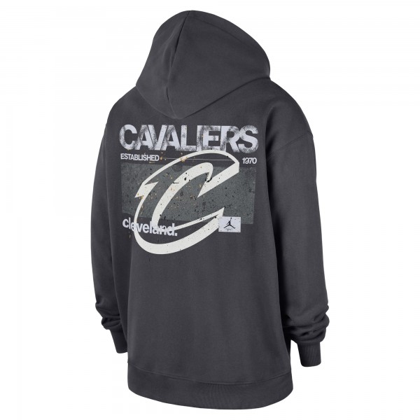 Cleveland Cavaliers Jordan Brand Anthracite Statement Jumpman Flight Premiere Hoodie