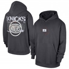New York Knicks Jordan Brand Anthracite Statement Jumpman Flight Premiere Hoodie