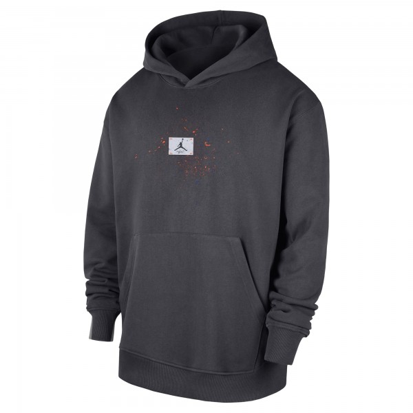 New York Knicks Jordan Brand Anthracite Statement Jumpman Flight Premiere Hoodie