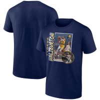 Indiana Pacers Tyrese Haliburton Navy 90s Player Graphic T-Shirt