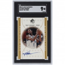 Tracy McGrady Orlando Magic Autographed 2000-01 Upper Deck SP Authentic Sign Of The Times #TM SGC Authenticated 9 Card