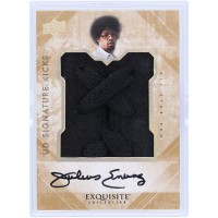 Julius Erving Philadelphia 76ers Autographed 2013-14 Upper Deck Exquisite Collection Signature Kicks #ML-JE #7/10 Card