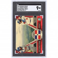 Joendry Vargas & Thayron Liranzo Los Angeles Dodgers 2024 Bowman Chrome Superfractor International Impact #II-22 #1/1 SGC Authenticated 9 Card