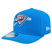 Бейсболка Oklahoma City Thunder New Era Blue Core Logo A-Frame 9FIFTY Snapback
